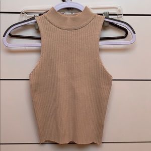 Sleeveless sweater shirt